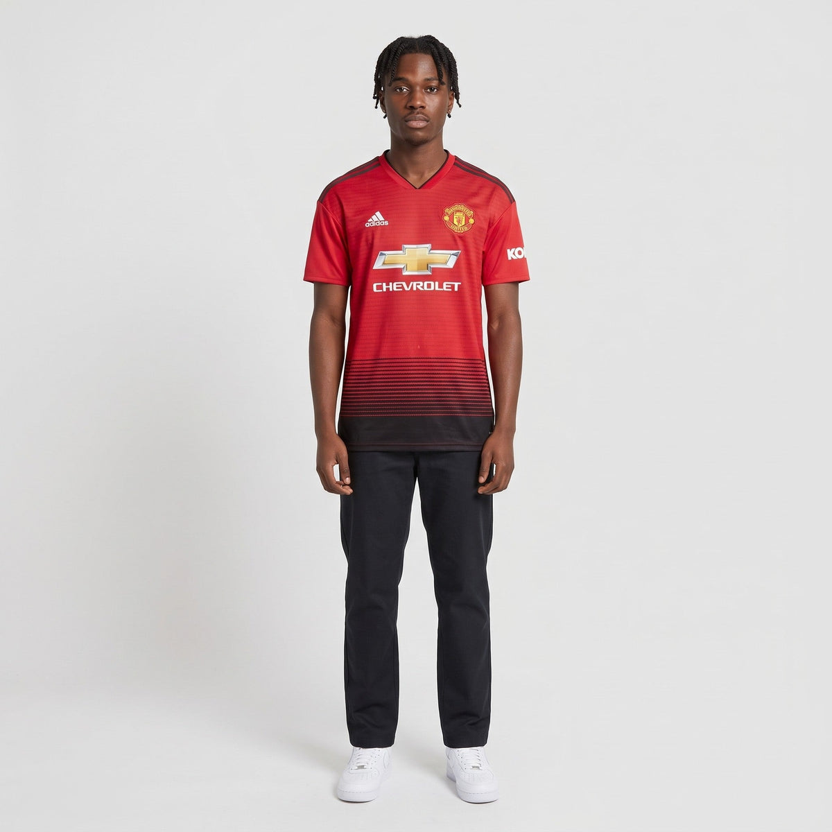 KI-Ansicht: Vintage Manchester United Trikot (S) getragen (KI-Visualisierung, Zustand siehe echte Fotos)
