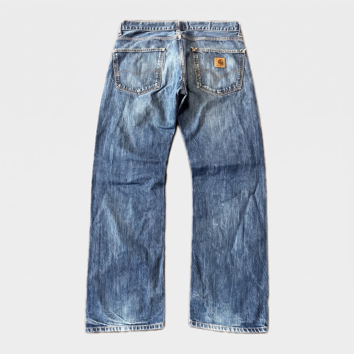 KI-Cover: Vintage Carhartt Jeans (W30 L33), aus unseren Fotos geglättet (Zustand siehe echte Fotos)