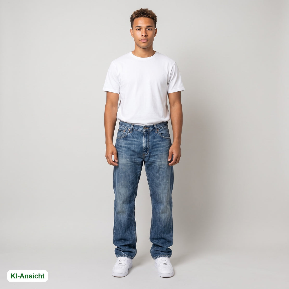 KI-Ansicht: Vintage Carhartt Jeans (W30 L33) getragen (KI-Visualisierung, Zustand siehe echte Fotos)
