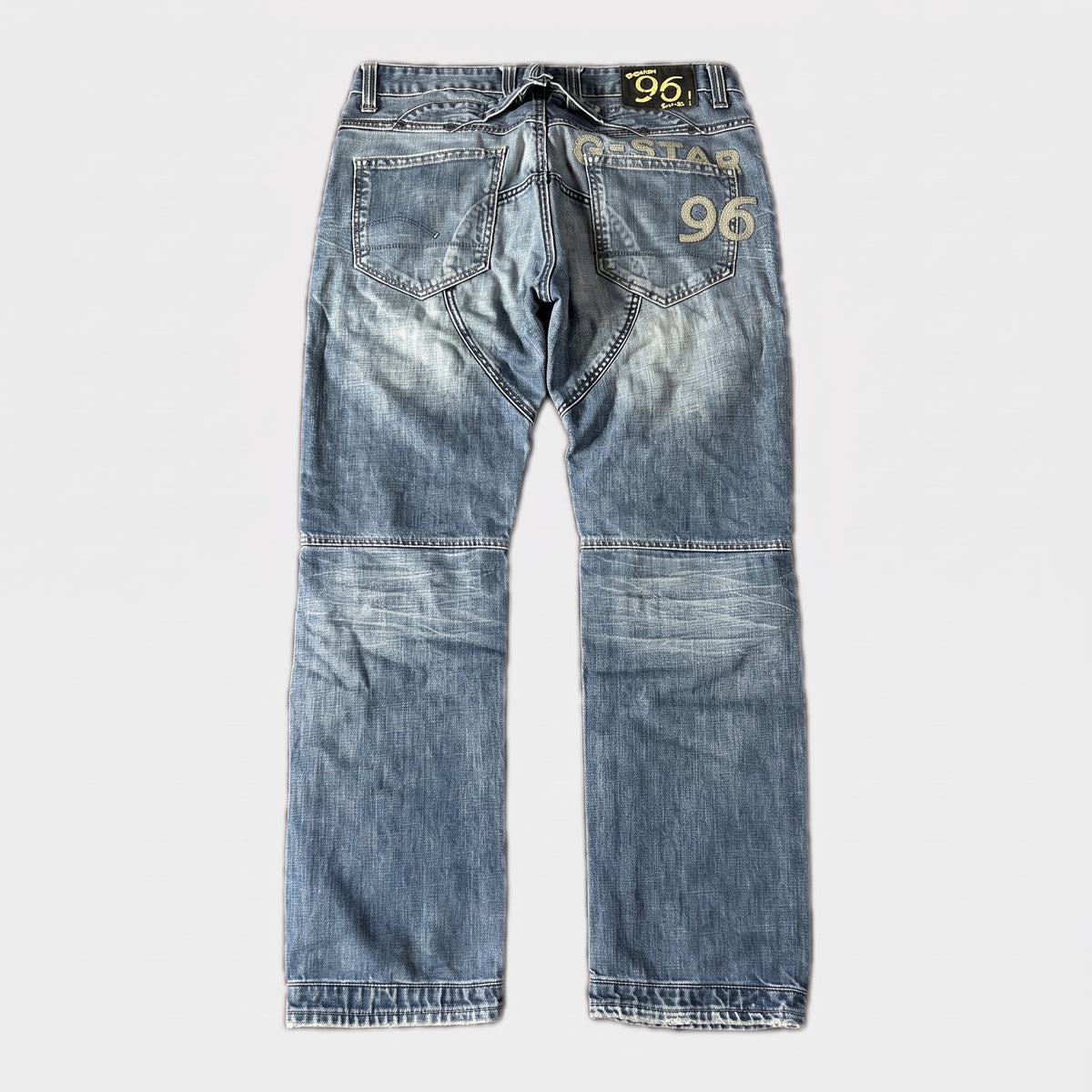 KI-Cover: Vintage G-Star Jeans (W36 L33), aus unseren Fotos geglättet (Zustand siehe echte Fotos)