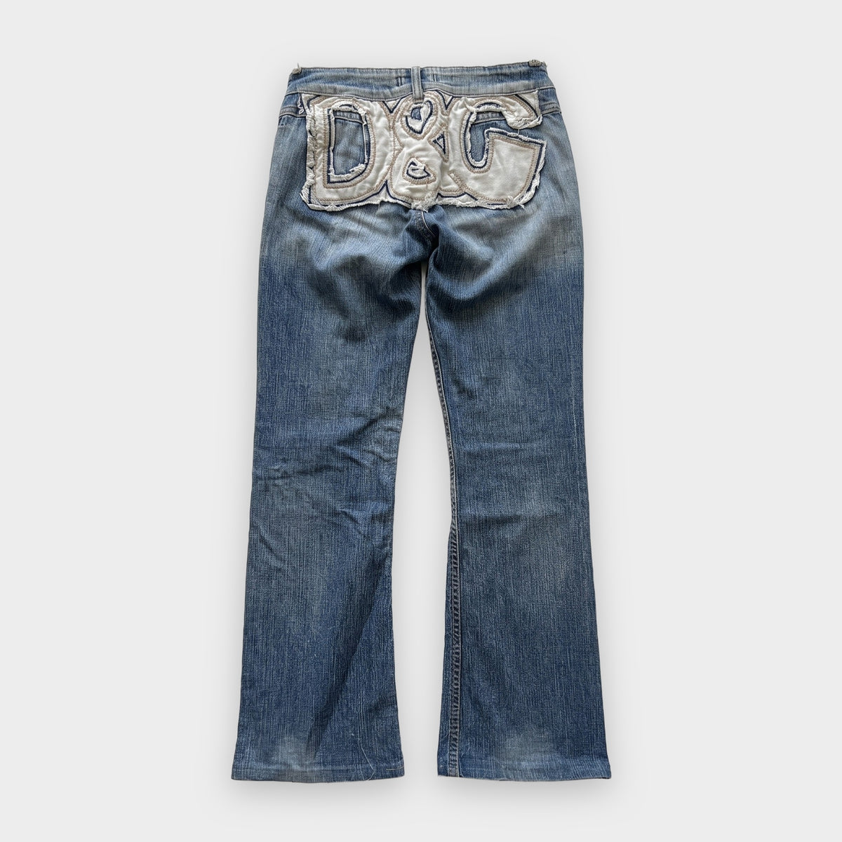 KI-Cover: Vintage D&G Jeans (W27 L26), aus unseren Fotos geglättet (Zustand siehe echte Fotos)