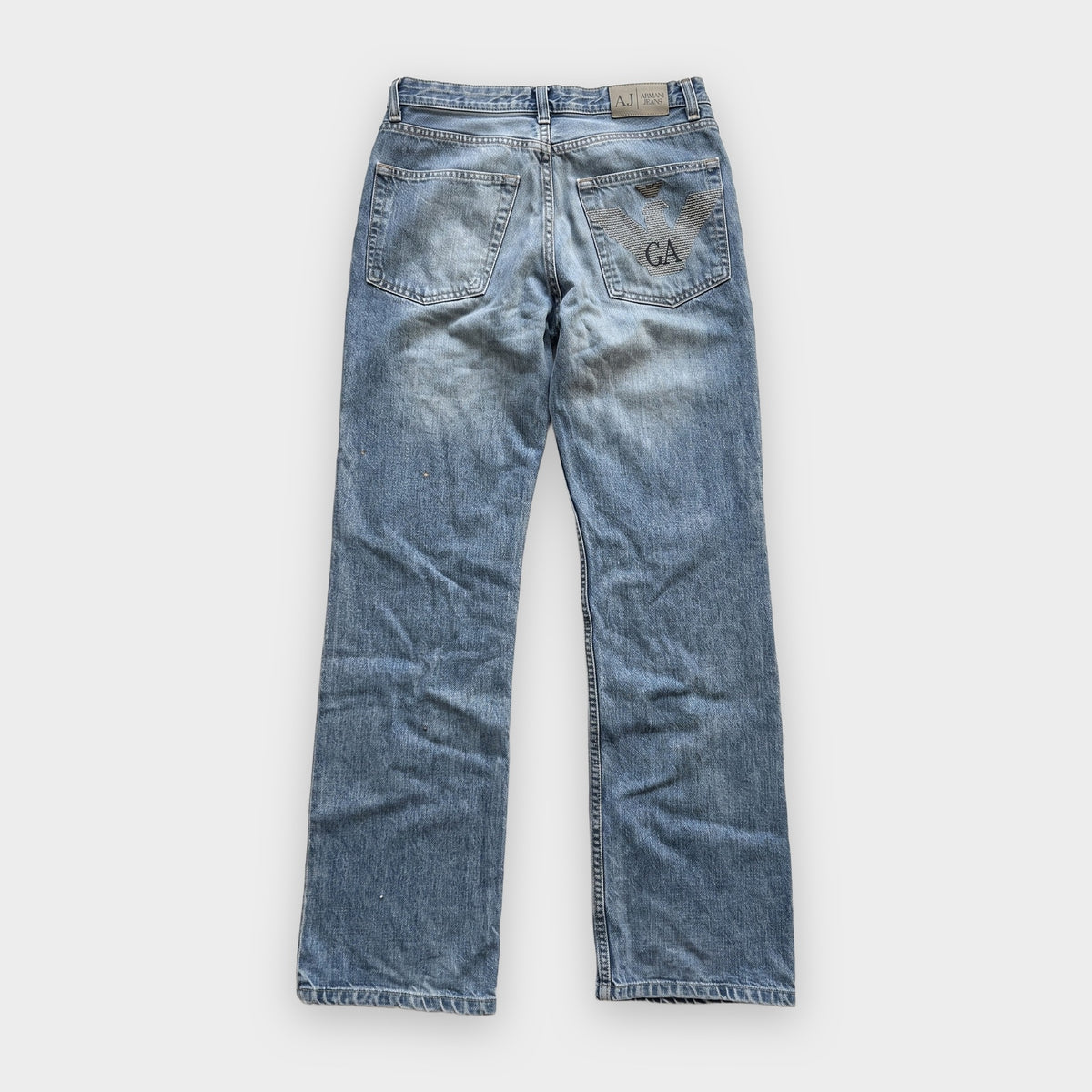 KI-Cover: Vintage Armani Jeans (W32 L33), aus unseren Fotos geglättet (Zustand siehe echte Fotos)