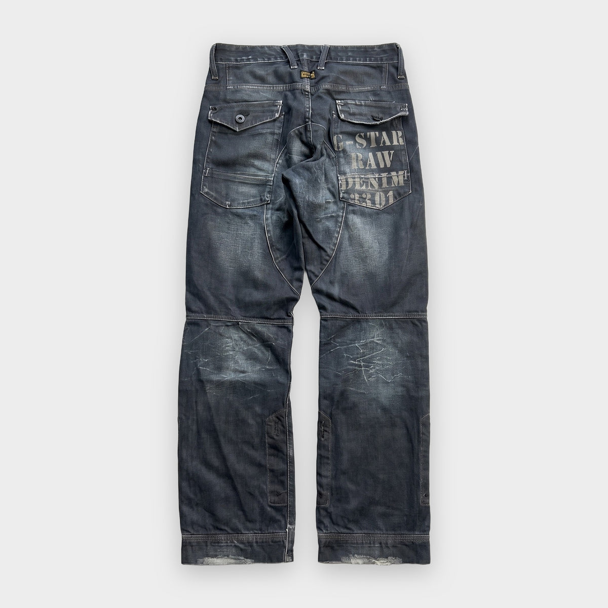 KI-Cover: Vintage G-Star Jeans (W30 L31), aus unseren Fotos geglättet (Zustand siehe echte Fotos)