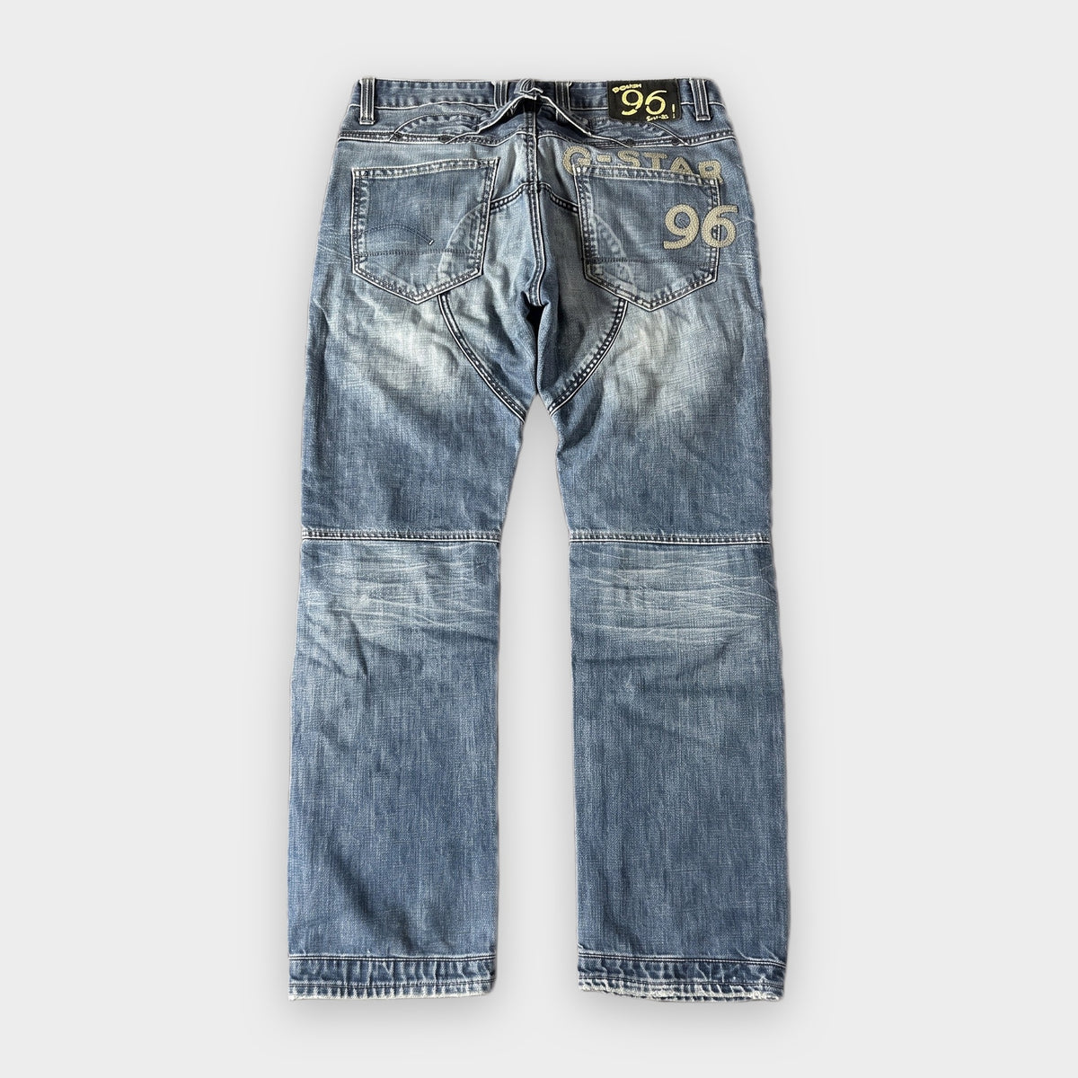 KI-Cover: Vintage G-Star Jeans (W36 L33), aus unseren Fotos geglättet (Zustand siehe echte Fotos)