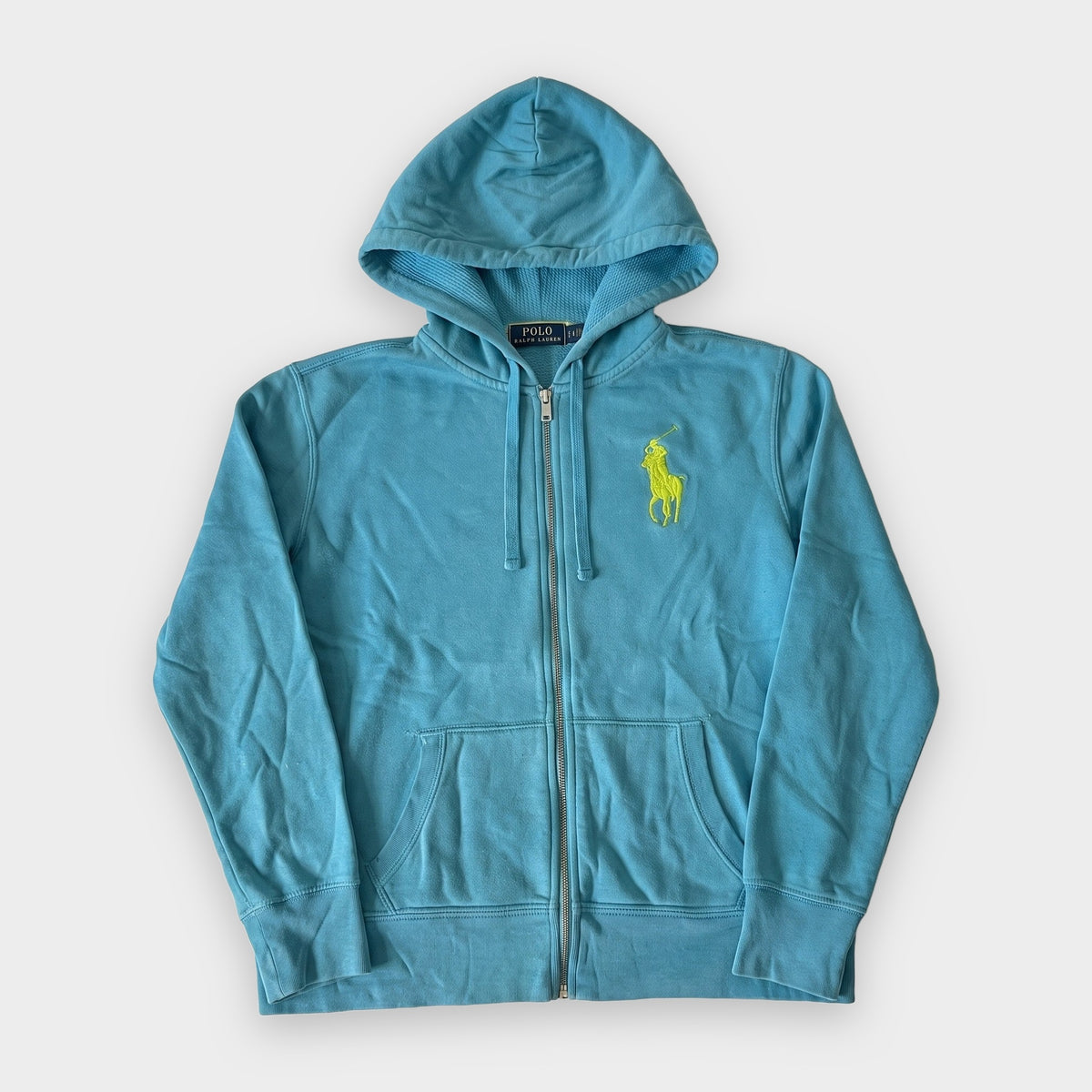 KI-Cover: Vintage Polo Ralph Lauren Hoodie (M), aus unseren Fotos geglättet (Zustand siehe echte Fotos)