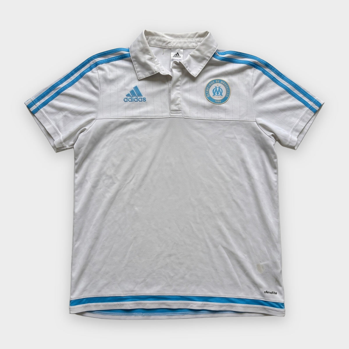 KI-Cover: Vintage Marseille Poloshirt (L), aus unseren Fotos geglättet (Zustand siehe echte Fotos)