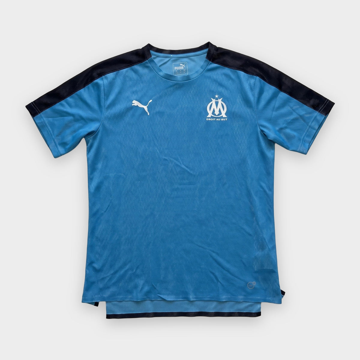 KI-Cover: Vintage Marseille Trikot (M), aus unseren Fotos geglättet (Zustand siehe echte Fotos)
