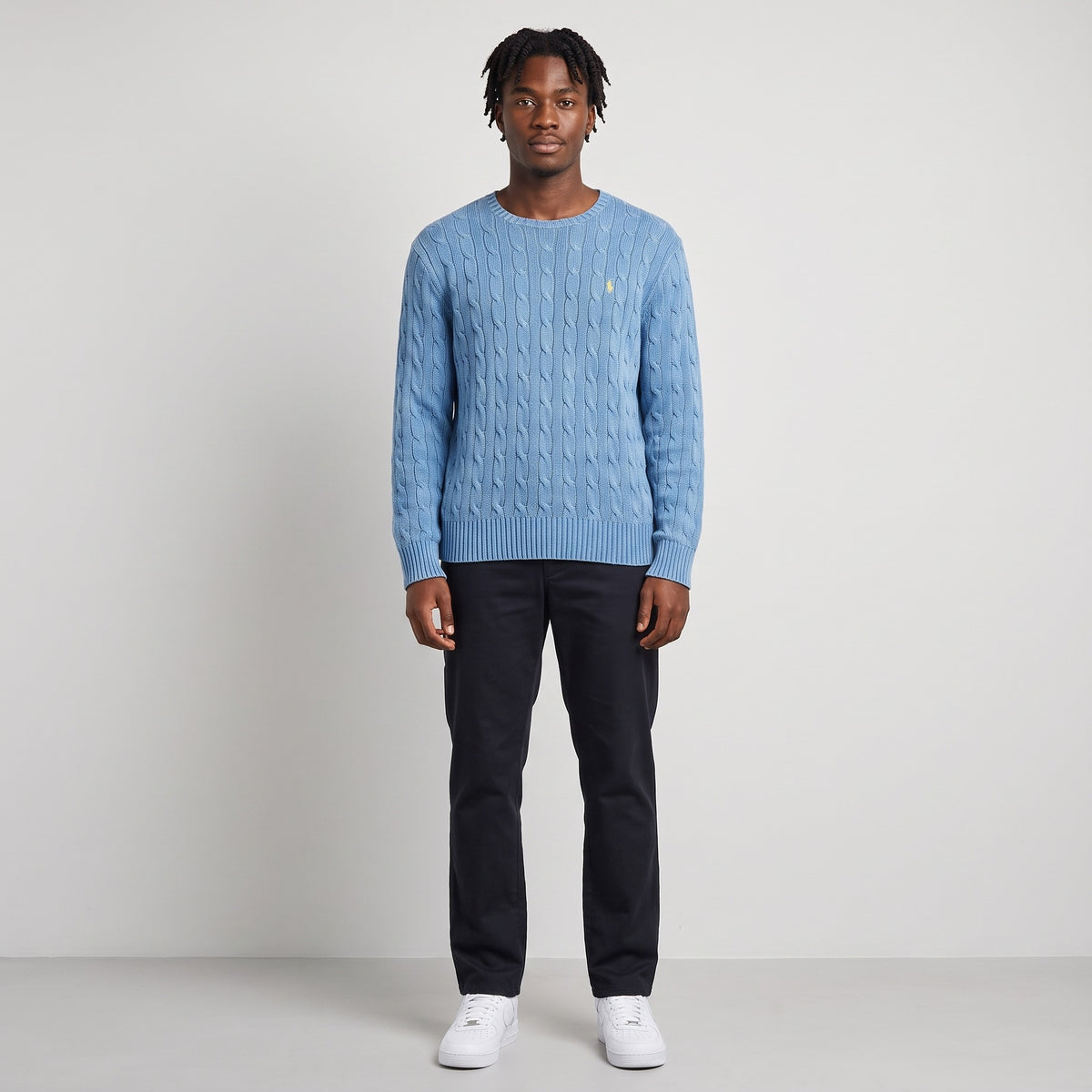 KI-Ansicht: Vintage Polo Ralph Lauren Sweater (L) getragen (aus unseren echten Fotos dieses Teils)