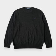 KI-Cover: Vintage Polo Ralph Lauren Sweater (XL), glatt gelegt (aus unseren echten Fotos dieses Teils)
