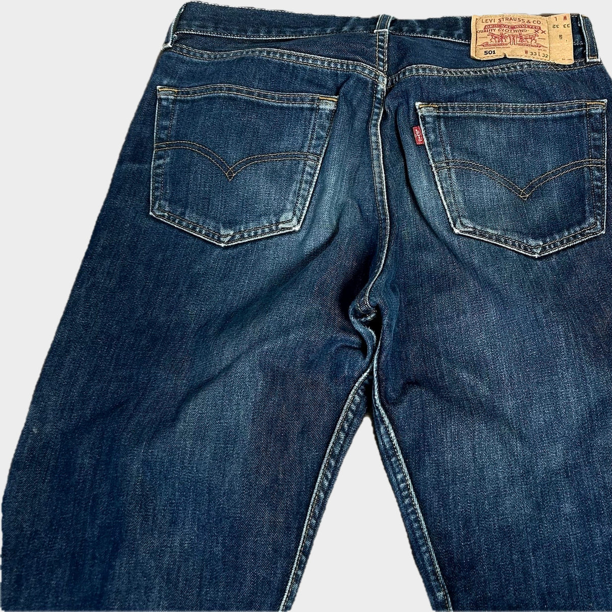 Vintage Levi's Jeans (W33 L32), echtes Foto