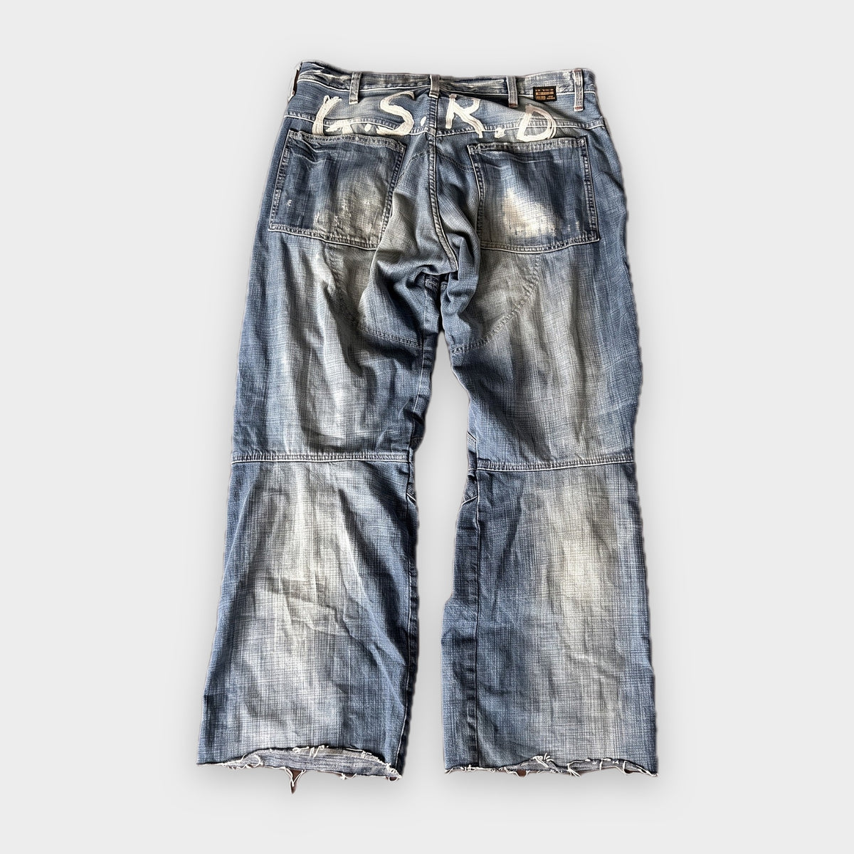 KI-Cover: Vintage G-Star Jeans (W36 L36), aus unseren Fotos geglättet (Zustand siehe echte Fotos)