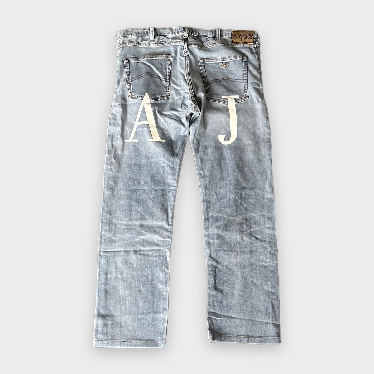 KI-Cover: Vintage Armani Jeans (W34 L29), aus unseren Fotos geglättet (Zustand siehe echte Fotos)