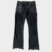 Glattes Liegefoto: Vintage Jaded London Jeans (W33 L31) (KI-Aufbereitung, Zustand siehe echte Fotos)