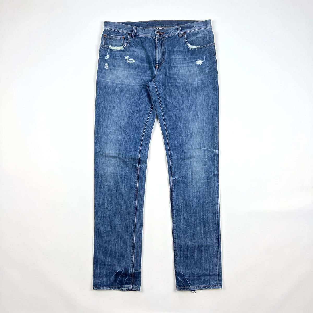 KI-Cover: Vintage D&G Jeans (XL), aus unseren Fotos geglättet (KI-Ansicht nach unseren Fotos)