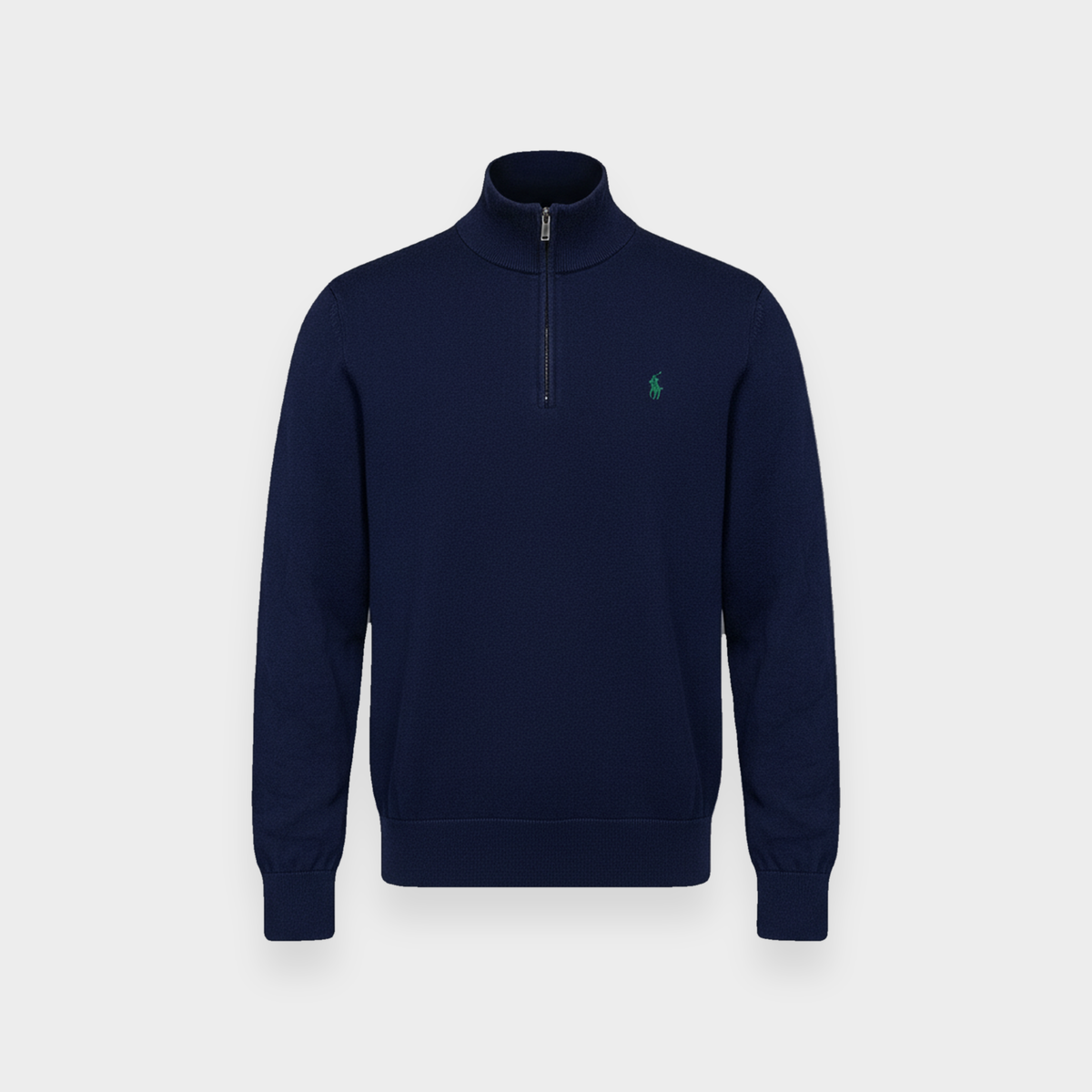 96VINTAGE Ghost-Mannequin — Vintage Ralph Lauren halfzip (M)