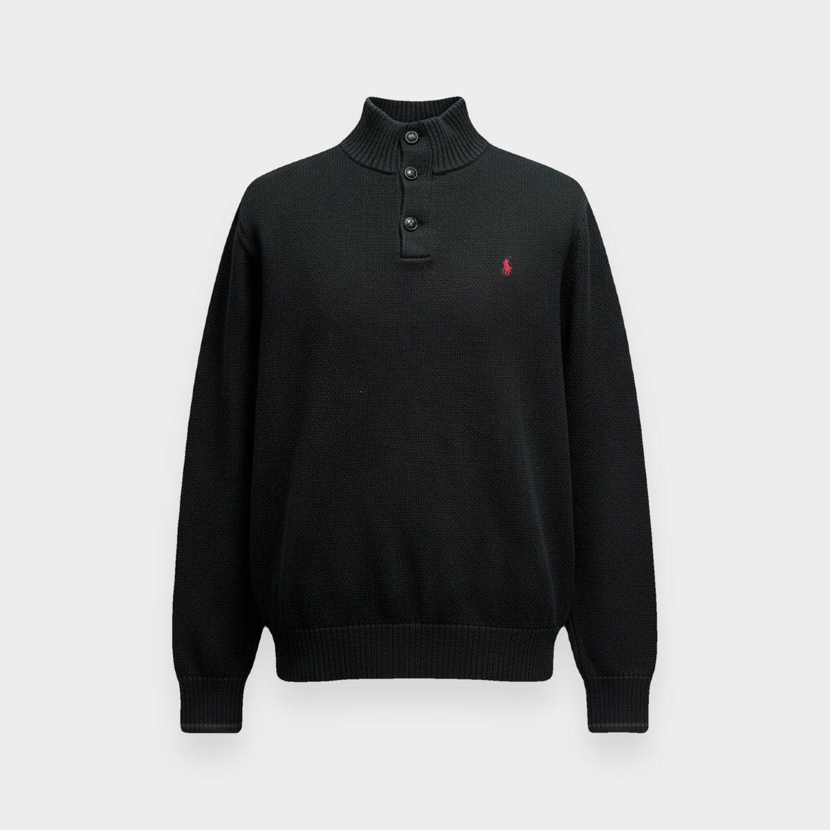 96VINTAGE Ghost-Mannequin — Ralph Lauren Halfzip (XXL)