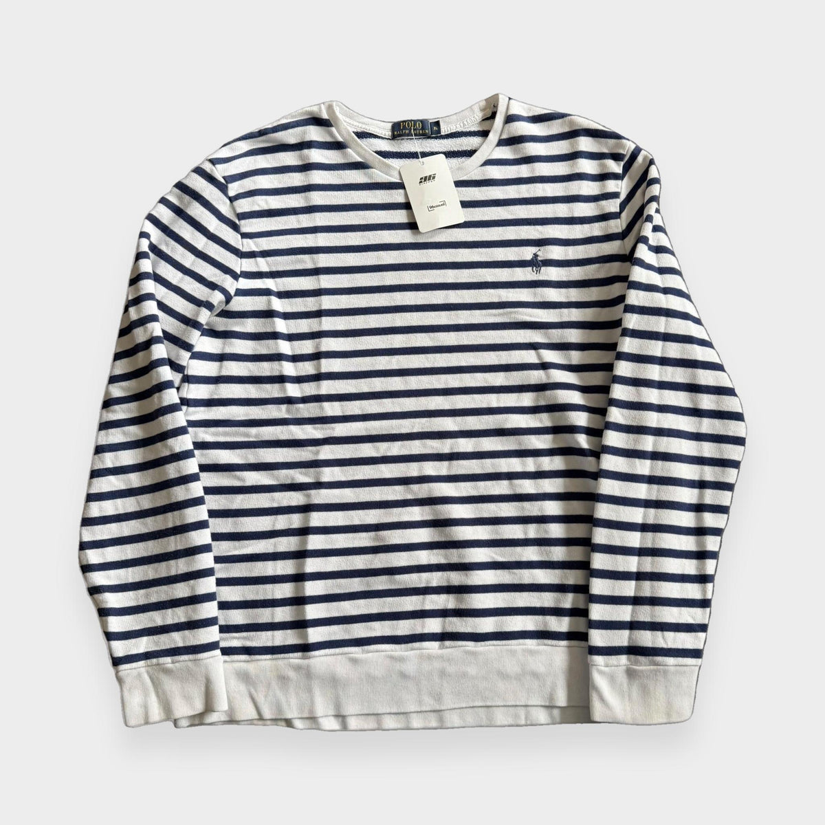 96VINTAGE Ghost-Mannequin — Vintage Ralph Lauren Sweater (XL)