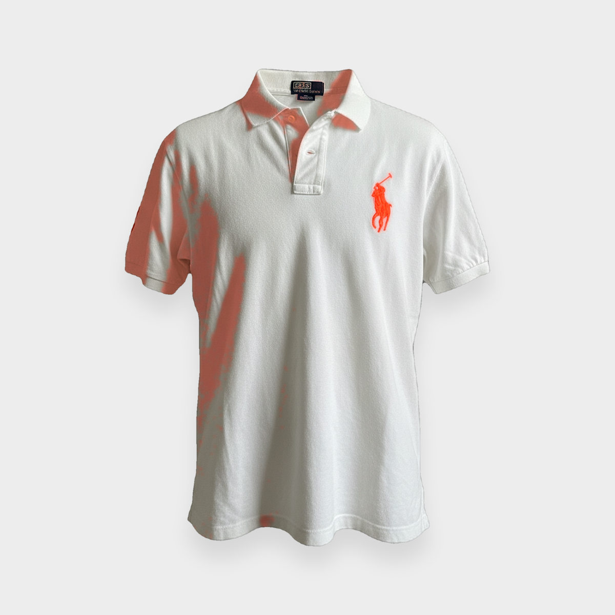 96VINTAGE Ghost-Mannequin — Vintage Ralph Lauren Poloshirt (XL)