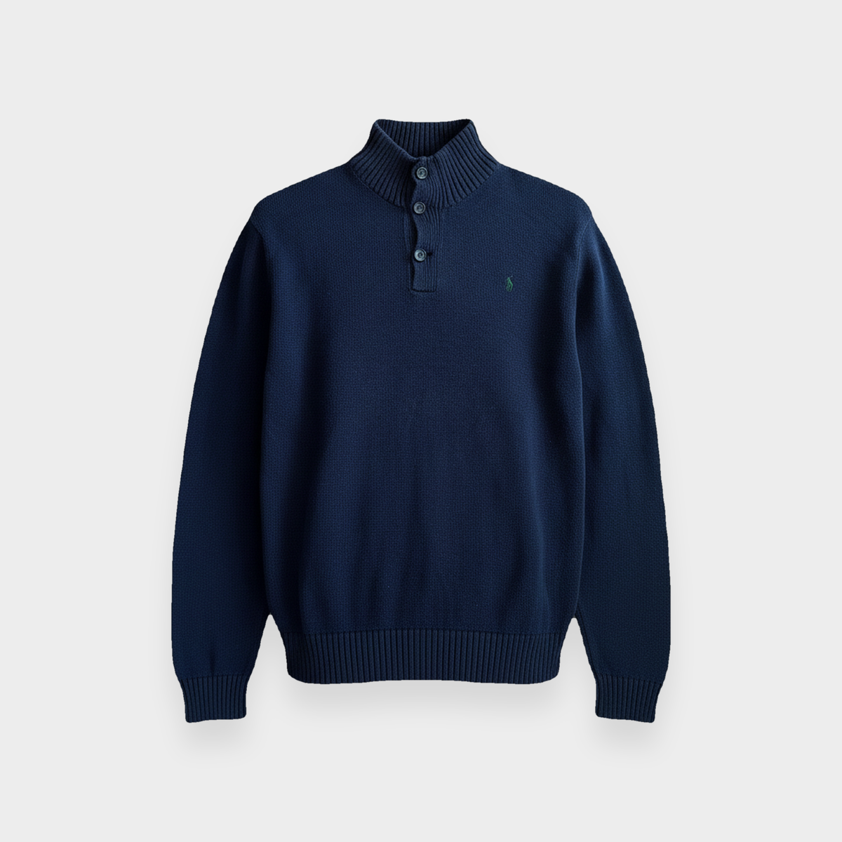96VINTAGE Ghost-Mannequin — Vintage Ralph Lauren Halfzip (XXL)