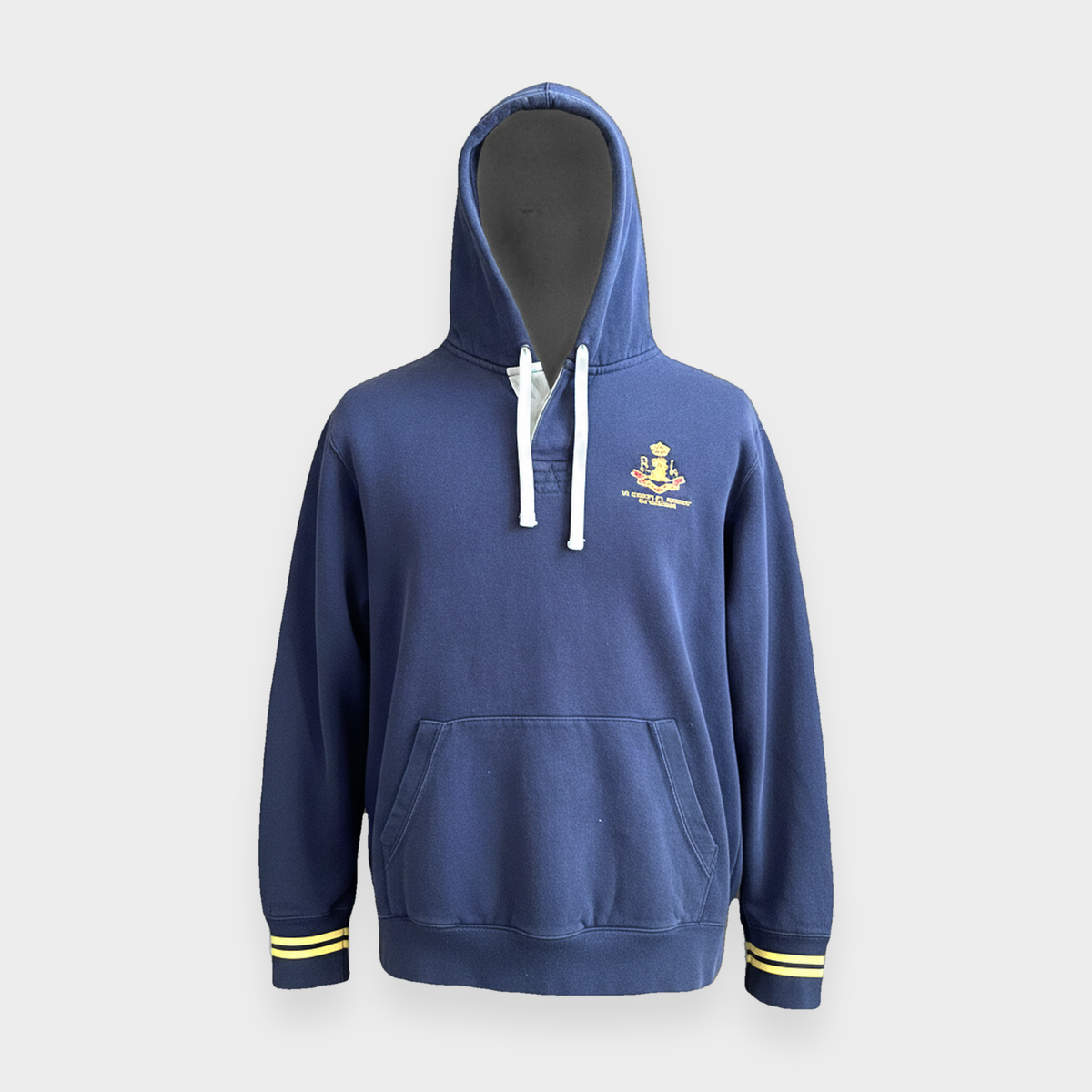 96VINTAGE Ghost-Mannequin — Vintage Ralph Lauren Pullover (XL)