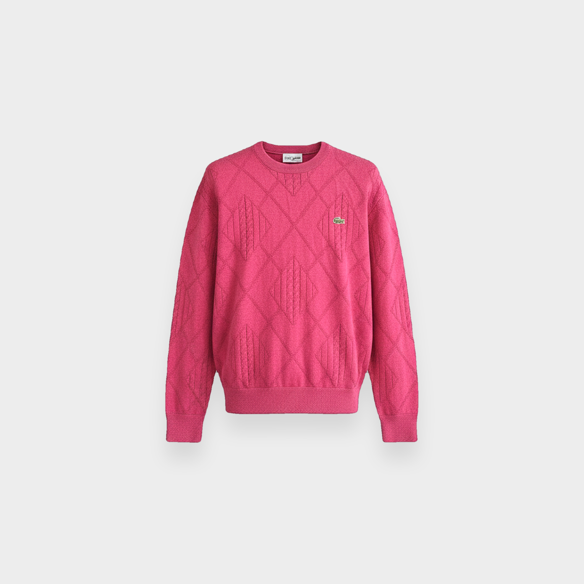 96VINTAGE Ghost-Mannequin — Vintage Lacoste Sweater (XL)