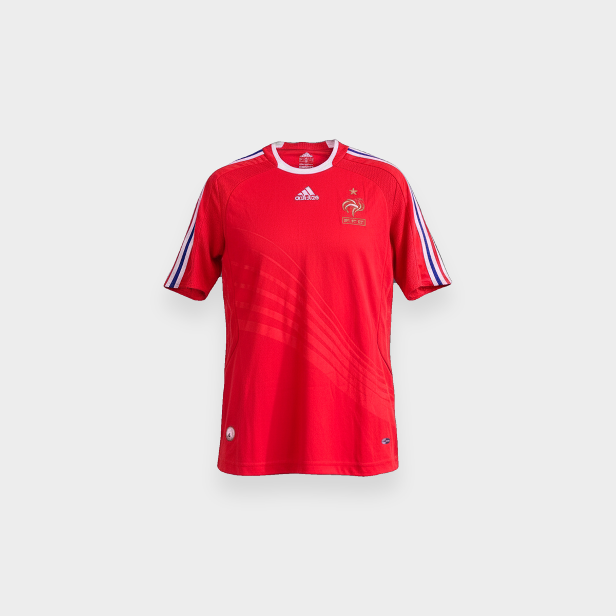 96VINTAGE Ghost-Mannequin — Vintage Frankreich Trikot (M)