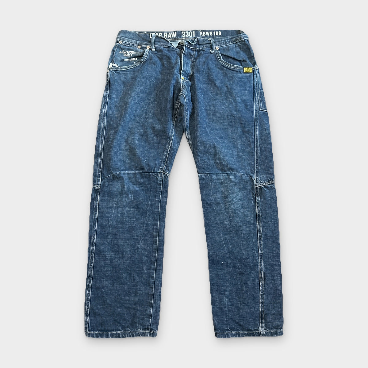 KI-Cover: Vintage G-Star Jeans (S), aus unseren Fotos geglättet (KI-Ansicht nach unseren Fotos)