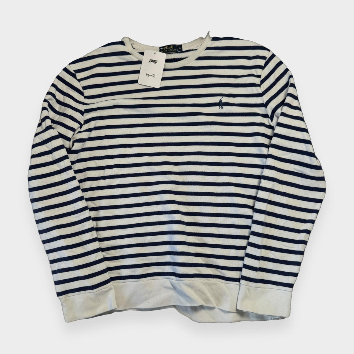 96VINTAGE Ghost-Mannequin — Vintage Ralph Lauren Sweater (XL)