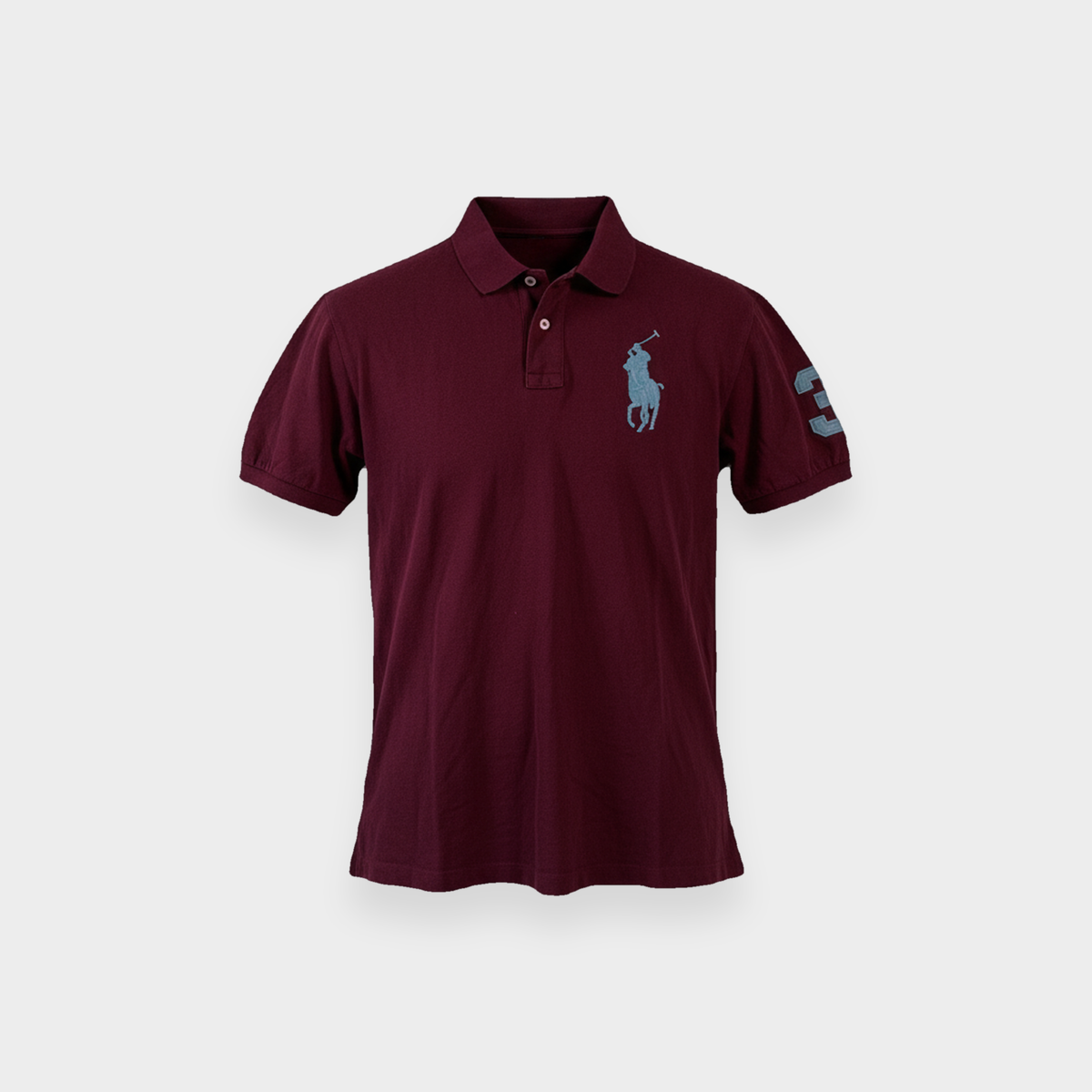 96VINTAGE Ghost-Mannequin — Vintage Ralph Lauren Poloshirt (XXL)