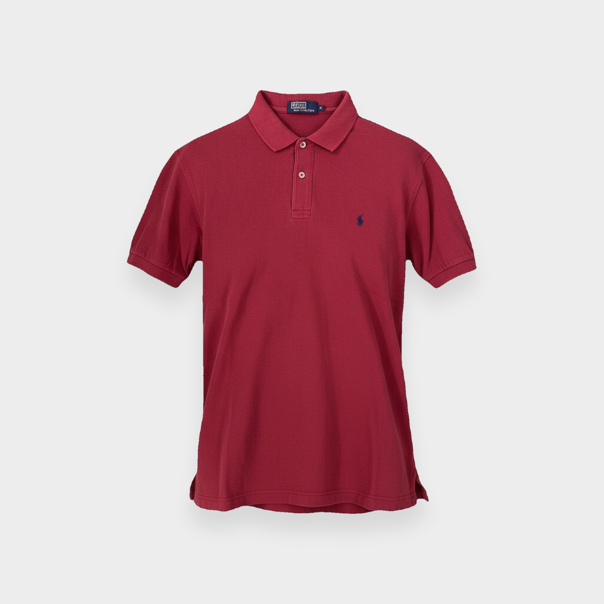 96VINTAGE Ghost-Mannequin — Vintage Ralph Lauren Poloshirt (M)