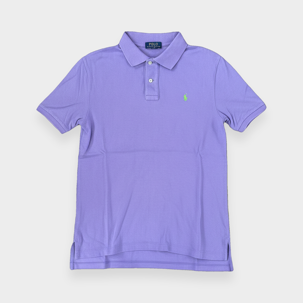 96VINTAGE Ghost-Mannequin — Vintage Ralph Lauren Poloshirt (L)