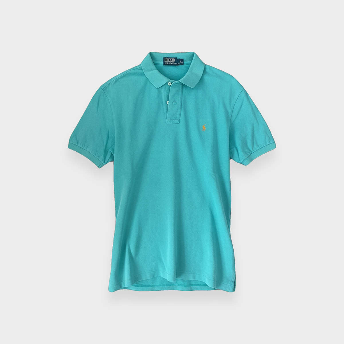 96VINTAGE Ghost-Mannequin — Vintage Ralph Lauren Poloshirt (XL)