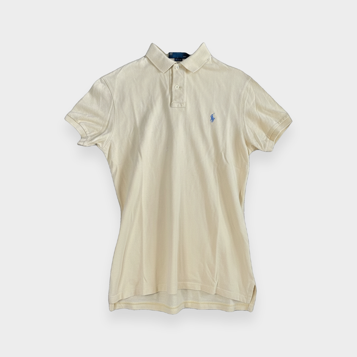 96VINTAGE Ghost-Mannequin — Vintage Ralph Lauren Poloshirt (M)