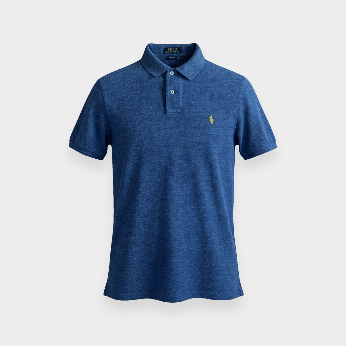 96VINTAGE Ghost-Mannequin — Vintage Ralph Lauren Poloshirt (L)
