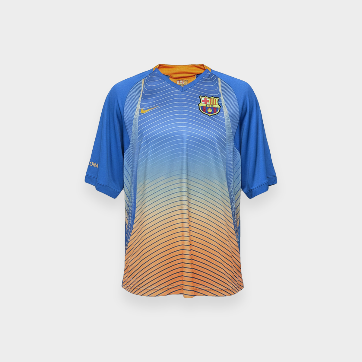 96VINTAGE Ghost-Mannequin — Vintage FC Barcelona Trikot (XL)