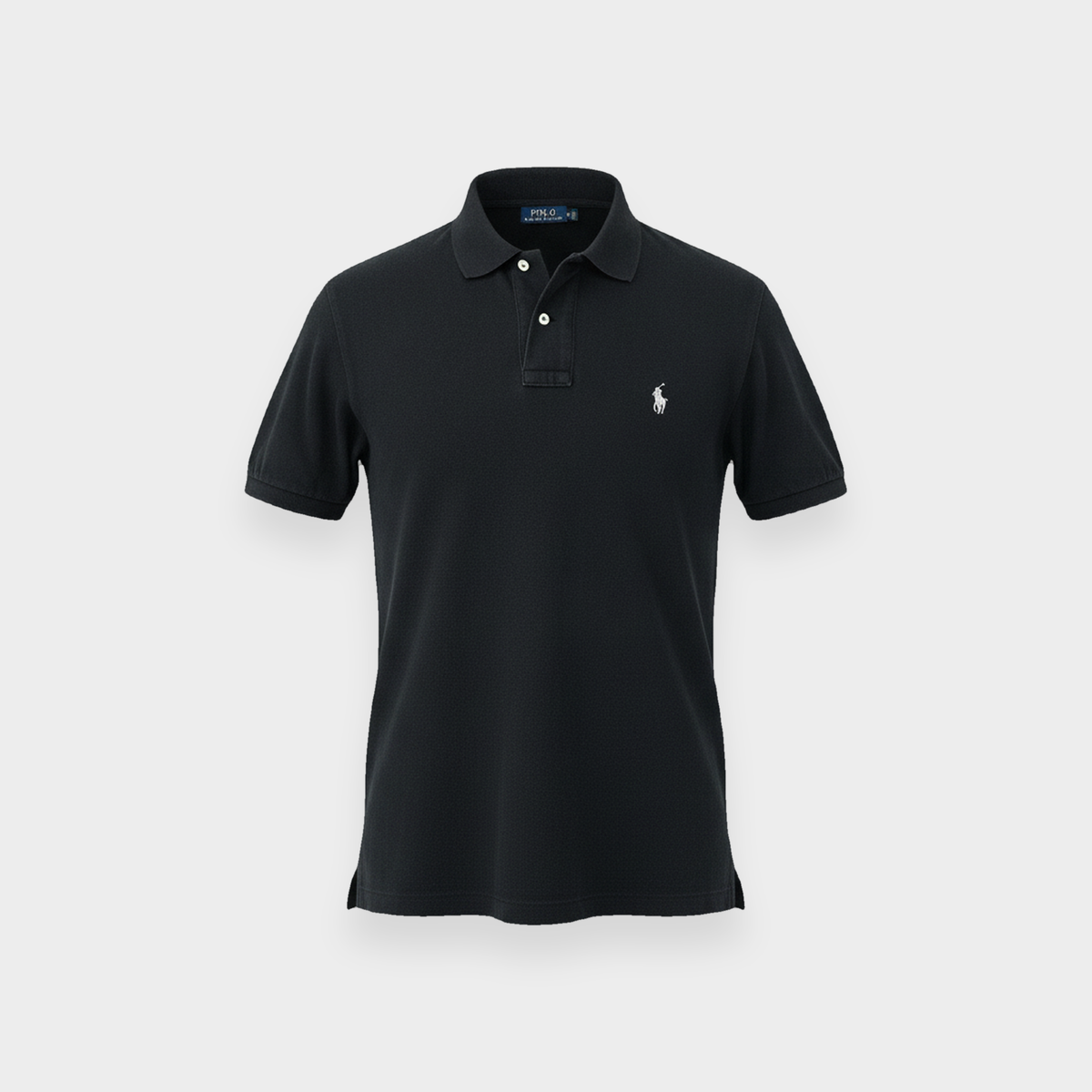 96VINTAGE Ghost-Mannequin — Vintage Ralph Lauren Poloshirt (M)