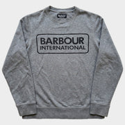 Glattes Liegefoto: Vintage Barbour International Sweater (S) (KI-Aufbereitung, Zustand siehe echte Fotos)