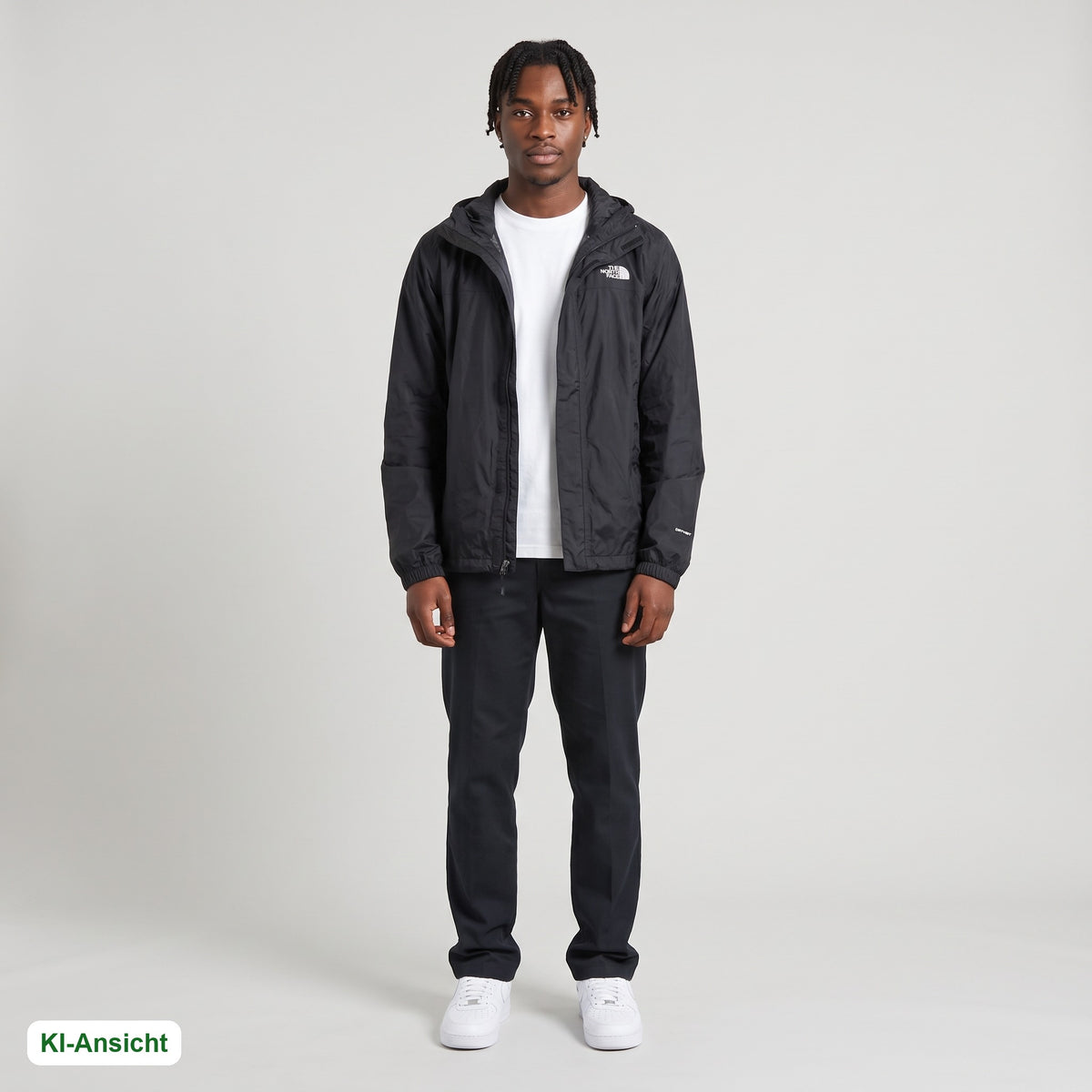 KI-Ansicht: Vintage The North Face Jacket (S) getragen (KI-Visualisierung, Zustand siehe echte Fotos)