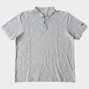 Glattes Liegefoto: Vintage Aquascutum Poloshirt (L) (KI-Aufbereitung, Zustand siehe echte Fotos)