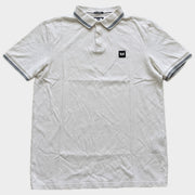 Glattes Liegefoto: Vintage Weekend Offender Poloshirt (S) (KI-Aufbereitung, Zustand siehe echte Fotos)