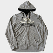 Glattes Liegefoto: Vintage Lonsdale Hoodie (XL) (KI-Aufbereitung, Zustand siehe echte Fotos)