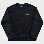 Glattes Liegefoto: Vintage Barbour Sweater (M) (KI-Aufbereitung, Zustand siehe echte Fotos)