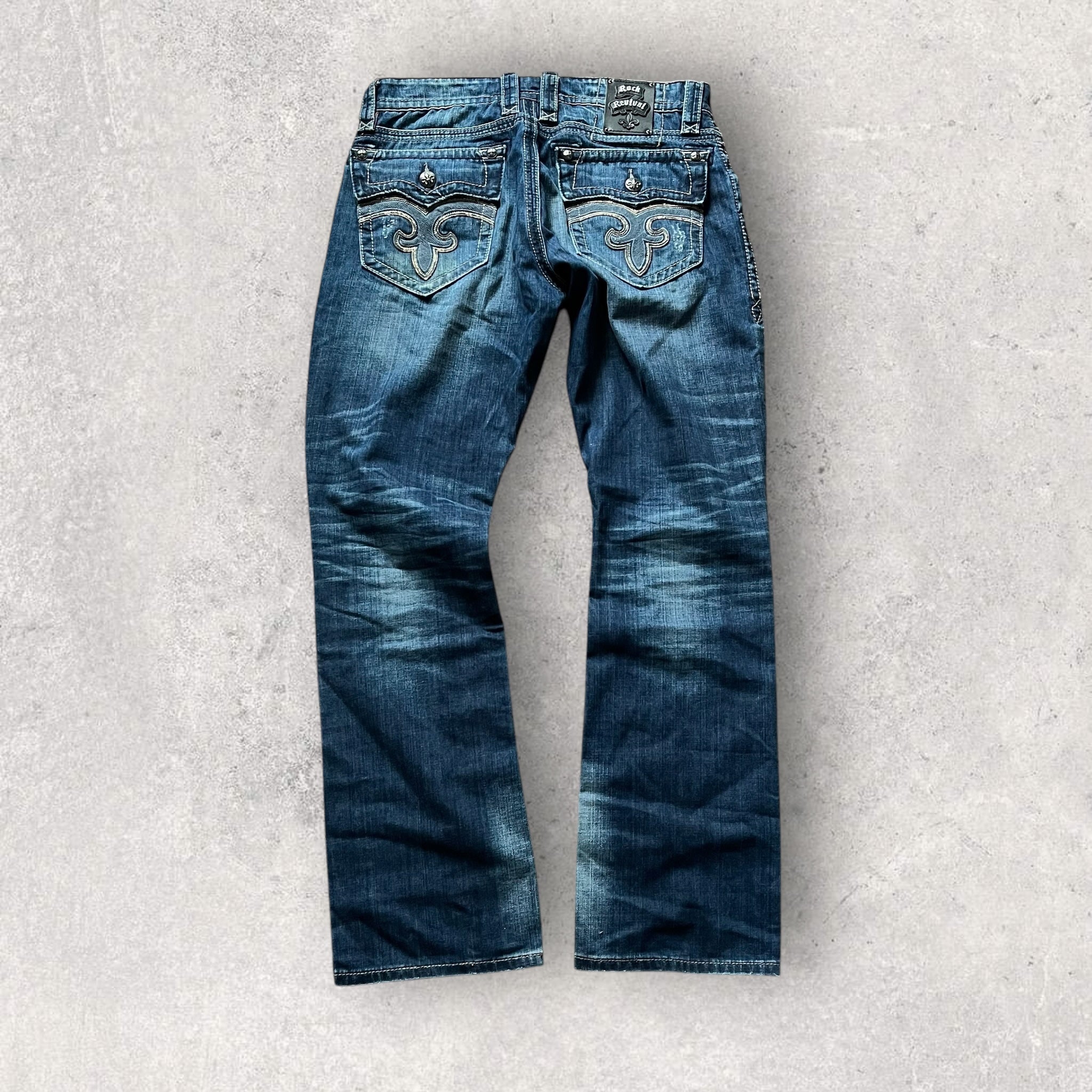 Vintage Rock Revival Jeans (34)