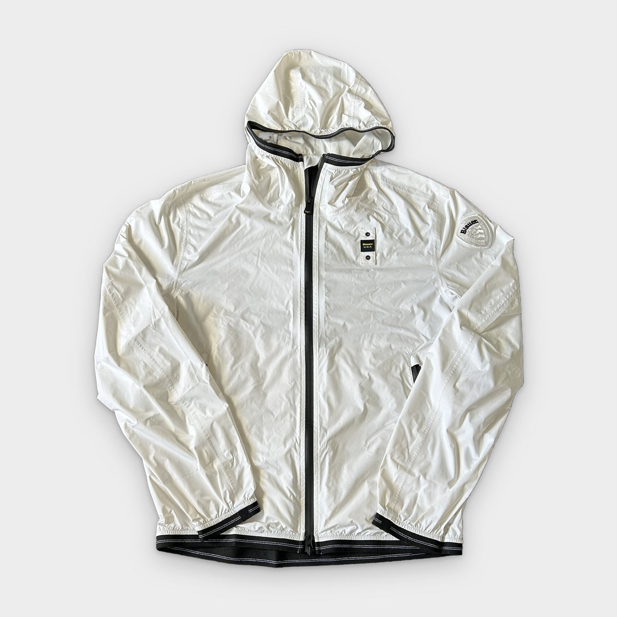 Vintage Blauer Windbreaker (?)