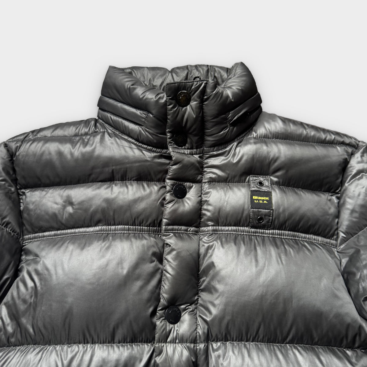 Vintage Blauer Pufferjacke (?)