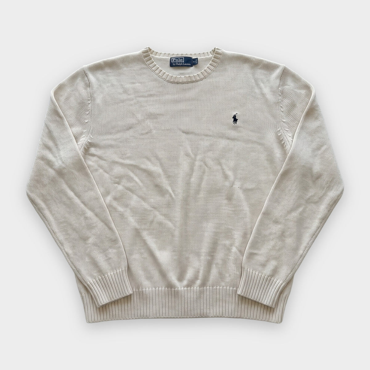 KI-Cover: Vintage Polo Ralph Lauren Sweater (L), aus unseren Fotos geglättet (Zustand siehe echte Fotos)