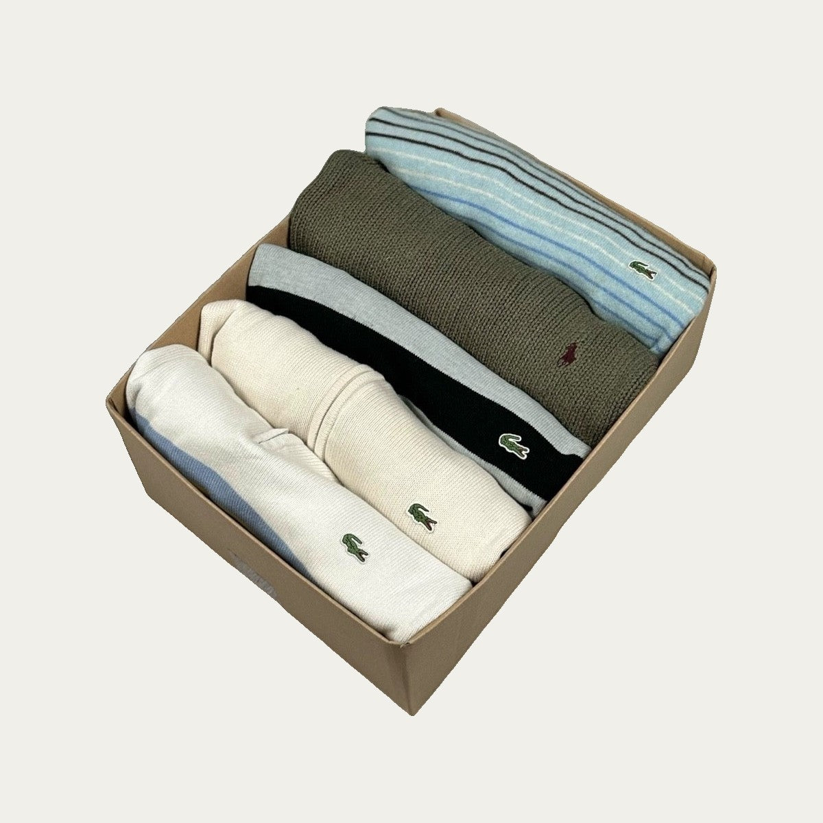Beispiel für den Inhalt — jede Mystery Box wird einzeln zusammengestellt